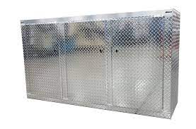 Personalize your estimate of the cost of kitchen cabinets by choosing your favorite door style, material, and finish. Garage Cabinet 6 Foot Diamond Plate Aluminum Garageteam