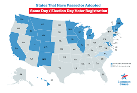 Never been barred / disqualified by any laws in force. Voter Registration Modernization Common Cause Get Involved