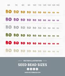 vector clipart of round seed beads vector beads