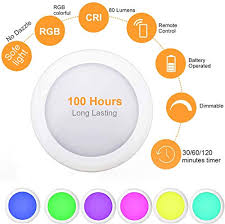 Check spelling or type a new query. Led Puck Lights Wireless Push Lights Battery Operated Tap Light Rgb Touch Lights With Remote Controls16 Colors Adjustable Stick On Lights With Dimmer Timing Function Pricepulse