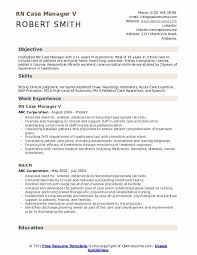 Rn Case Manager Resume Samples Qwikresume