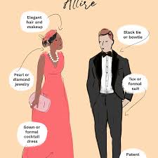 Your husband should wear a suit, black is a good color. What To Wear To A Black Tie Wedding