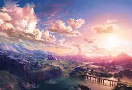 The Legend Of Zelda Breath Of The Wild Anime Scenery Wallpaper Desktop Wallpaper Art Scenery Wallpaper