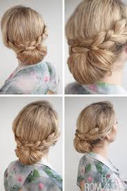 You can use the opposite hand to hold the base of your braid in place as you coil the hair around. 30 Buns In 30 Days Day 12 Braid Over Bun Hairstyle Hair Romance