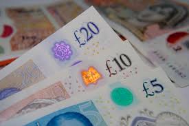 Sterling banknotes are the banknotes in circulation in the united kingdom and its related territories, denominated in pounds sterling (symbol: New British Polymer Money The Banknote 5 10 20 Sterling Pound Notes Which Released By February 2020 In The United Kingdom British Pounds Full House Stock Photo Adobe Stock