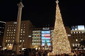 Macy S Christmas Tree Union Square Locals Lovingly Call It The Christmas Cone Christmas In San Francisco Holiday Lights Beautiful Christmas Decorations