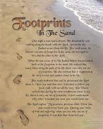 Turning artwork into cross stitch patterns using macstitch/winstitch cross stitch software. Footprints In The Sand Religious Print 10 X 8 200mm X 250mm