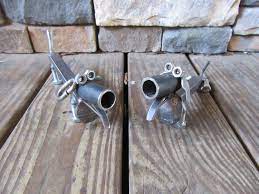 Railroad Spike Dachshunds Metal Art Welded Art Metal Dog Scrap Metal Art Pets Animals Weenie Dog Kunst Aus Metall Metall No 2