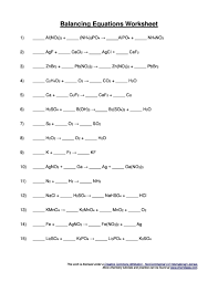 A study guide for balancing redox reactions.full description. 49 Balancing Chemical Equations Worksheets With Answers