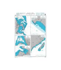 British Admiralty Nautical Chart 3801 Plans In The Philippine Islands