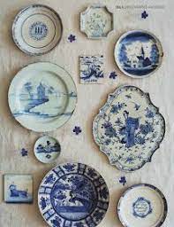 Blue and white makes a difference in any room, no matter how big or small. A Collection Of Blue And White Plates Blue And White Plates Blue And White Plates On Wall