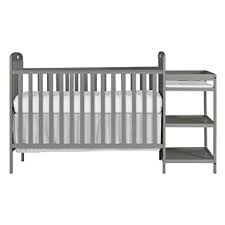 Amazon Com Dream On Me Anna 3 In 1 Full Size Crib And Changing Table Combo In Steel Grey Greenguard Gold Certified Everything Else