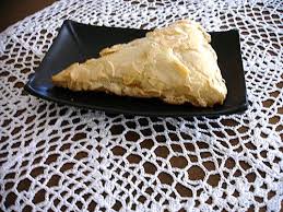 A Jesuite Is Triangular Flake Pastry Filled With Frangipane Cream And Topped With Sliced Almonds And Powdered Sugar The Pastry O Food Dessert Recipes Recipes