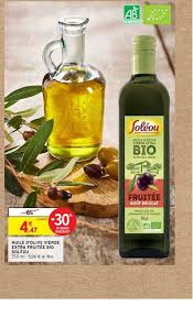 Offre Huile D Olive Vierge Extra Fruitee Bio Soleou Chez Intermarche