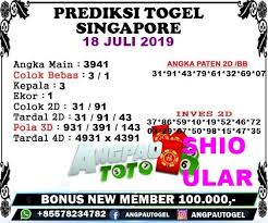 Bocoran Sgp 18 Juli 2019