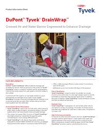 Shop the latest paper tyvek deals on aliexpress. 43 D100061 Tyvek Drainwrap Information Sheeet