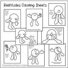 Plus, it's an easy way to celebrate each season or special holidays. Beatitudes Coloring Sheets Recipes For Happiness Printable Craft Patterns