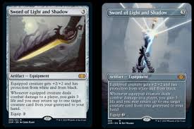 Use both your hands to hold me / tight! 2xm Sword Of Light And Shadow Magictcg