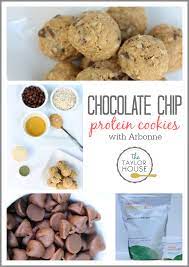 Chocolate Chip Protein Cookies No Bake Recipe Arbonne Recipes Arbonne Shake Recipes Arbonne Detox Recipes