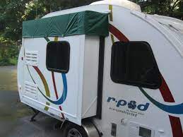Channel Over Slide Out Pod Camper Camper Storage Ideas Travel Trailers Camper Maintenance