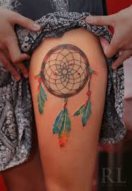 If you are looking for a cute, little tattoo, then try this one on for size. 166 Dreamcatcher Tattoos For A Good Night Sleep