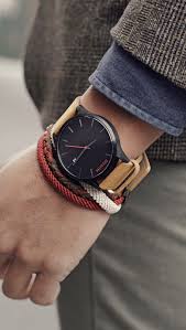 Black Tan Leather Womens Watches Luxury Watches For Men Fashion Watches