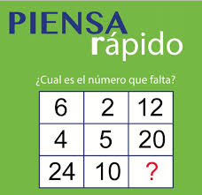 Temas de razonamiento matemático para secundaria. Acertijos Matematicos Resueltos Acertijos Matematicos Acertijos