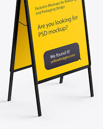 Searching for a small plastic storage drawer for keeping blankets or laundry? Plastic Stand Mockup In Outdoor Advertising Mockups On Yellow Images Object Mockups