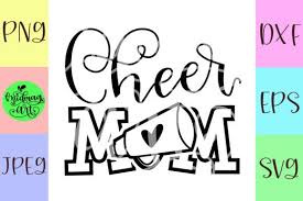 I provide tip, tricks, ideas and solutions to help you learn all about your cricut machine so you can keep creating beautiful things. Cheer Mom Graphic By Midmagart Creative Fabrica Cheer Mom Cheer Svg
