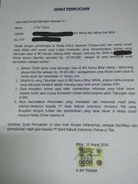 Pada umumnya, pengambilan uang oleh pihak ketiga yang. 13 Contoh Surat Kuasa Pengambilan Uang Di Bank Bni Images Waluyo Id