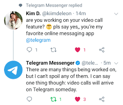 The bot api allows you to easily create programs that use telegram messages for an interface. For Those Curious Yes Telegram Will Have Video Calls Telegram
