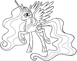 How To Draw Princess Celestia From My Little Pony Friendship Is Magic How To Draw Step By Step Drawing Tutorials My Little Pony Coloring Princess Drawings Princess Coloring Pages