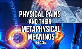 Physical Pains And Their Metaphysical Meanings In5d