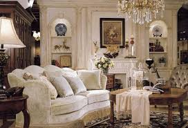 American Classic Sofa With White Color Design Ideas Beautiful Living Room With Crystal Ch Living Room Decor Traditional Beautiful Living Rooms Classic Interior