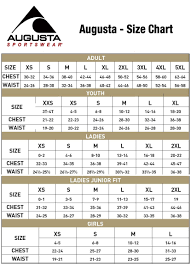 Augusta Size Chart Custom T Shirts From Monkey In A Dryer