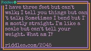 I Have Three Feet But Can T Walk I Tell You Thin