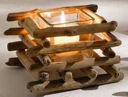 Windlicht Aus Treibholz Fur Balkon Und Garten Treibholz Windlicht Holz