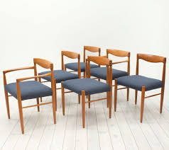 For Sale Set Of 6 Danish Teak Dining Chairs By H W Klein For Bramin 1960s Teak Dining Chairs Dining Chairs Cheap Dining Room Chairs