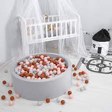 Buy Gogoso Pit Balls Pack Of 100 Brown Balls Hollow Balls For Toddlers Baby Kids Girls Boys Birthday Pool Tent Christmas Party Favors Summer Water Bath Toy 5 5cm Online In Vietnam B08pb3ns5s