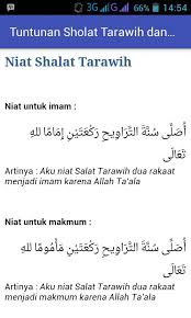 Niat dan tata cara sholat tarawih sendiri di rumah sholat tarawih adalah ibadah sholat sunnah yang hukumnya sunnah muakkad. Tuntunan Tarawih Dan Witir Fur Android Apk Herunterladen