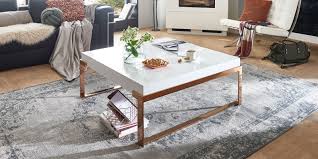 Couchtisch günstig mit bestpreisgarantie im mega möbel onlineshop kaufen. Couchtisch Andolo Weiss Quadratisch Rosegold Moebella24