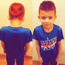 Crazy Hair Day Jack Skellington Stencil Color Hair Spray Orange And Black Crazy Hair Crazy Hair Day Ideas Crazy Hair Days