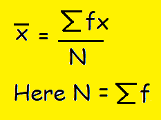 Find Arithmetic Mean By Direct Method