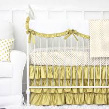 Black And White Baby Bedding Crib Sets Gold And White Ruffle Baby Bedding Gold Dot Crib Set Baby Bed Gold Baby Bedding White Baby Bedding