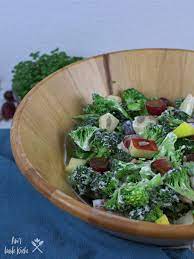 Fruchtiger Brokkoli Salat Mit Joghurtdressing Ani S Bunte Kuche Rezept Brokkoli Salate Salat Roh Essen