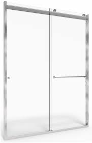 American Standard Am00822400 006 Brushed Nickel Shower Door Collection 70 High X 60 Wide Sliding Framed Shower Door With Clear Glass Faucet Com