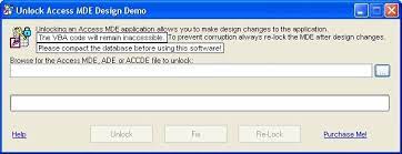 Unlock access mde unlocks microsoft access mde, ade and accde files for editing. Unlock Access Mde Design Latest Version Get Best Windows Software
