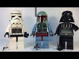 Check out the lego star wars clock, a digital alarm and bedside clock that comes in two geeky variations: Lego Star Wars Large Minifigure Alarm Clocks Boba Fett Stormtrooper Darth Vader Youtube
