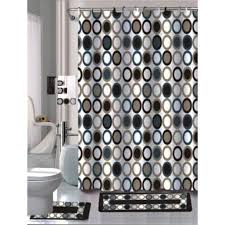 Beautiful bathroom sets walmart collection. Brown Sami 15 Piece Hotel Bathroom Sets 2 Non Slip Bath Mats Rugs Fabric Shower Curtain 12 Hooks Walmart Com Walmart Com