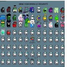 Here is our guide on how to get custom hats and skins in among us. Editing Among Us Custom Skins Free Online Pixel Art Drawing Tool Pixilart